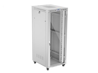 LANBERG SZAFA STOJĄCA RACK 19" 42U 800X1000 SZARA DRZWI SZKLANE LCD V2 (FLAT PACK)