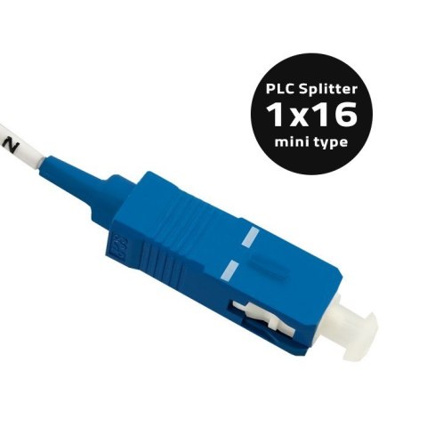 Qoltec 54209 Splitter 1x16 | SC/PC - SC/PC | G.657A | Singlemode | 0.9mm Qoltec 54209 Splitter 1x16 | SC/PC - SC/PC | G.657A | Singlemode | 0.9mm