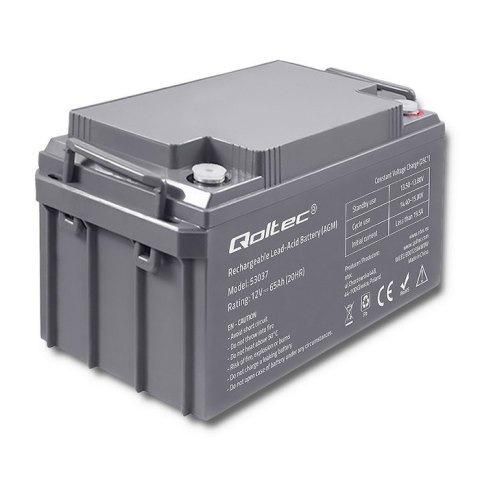 Akumulator bezobsługowy Qoltec 53037 Akumulator bezobsługowy Qoltec 53037