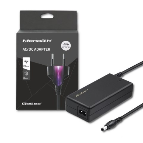 Zasilacz sieciowy Qoltec 51109.84W 84W | 12V | 7A | 5.5*2.5 Zasilacz sieciowy Qoltec 51109.84W 84W | 12V | 7A | 5.5*2.5