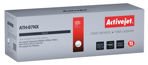 Activejet ATH-87NX Toner (zamiennik HP 87X CF287X; Supreme; 18000 stron; czarny) Activejet ATH-87NX Toner (zamiennik HP 87X CF287X; Supreme; 18000 stron; czarny)