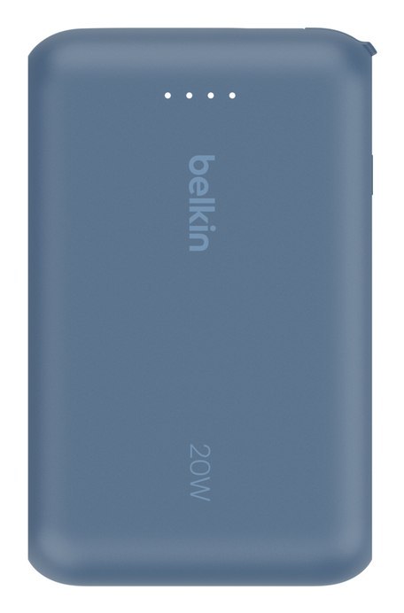 BELKIN POWERBANK 10 000 MAH, 20W, KABEL USB-C, BLUE BELKIN POWERBANK 10 000 MAH, 20W, KABEL USB-C, BLUE