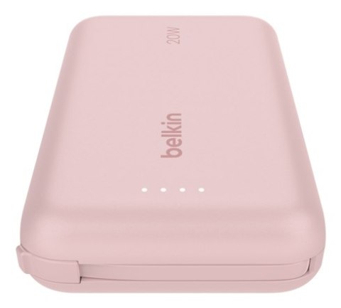 BELKIN POWERBANK 10 000 MAH, 20W, KABEL USB-C,PINK