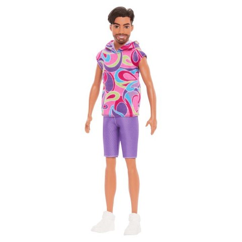 Lalka Barbie Stylowy Ken, brunet z krótką brodą