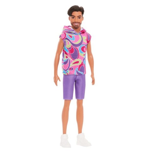 Lalka Barbie Stylowy Ken, brunet z krótką brodą