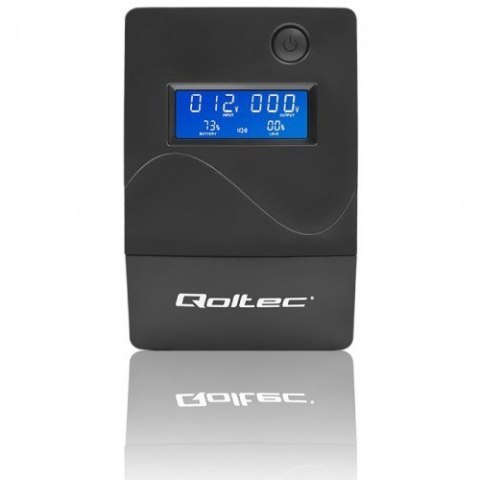 QOLTEC ZASILACZ AWARYJNY UPS 1000VA | 600W | LCD | USB | RJ45