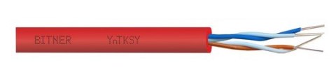 KABEL SYGNALIZACJI P.POŻ BITNER YnTKSY 2x2x0,8 - 100m KABEL SYGNALIZACJI P.POŻ BITNER YnTKSY 2x2x0,8 - 100m