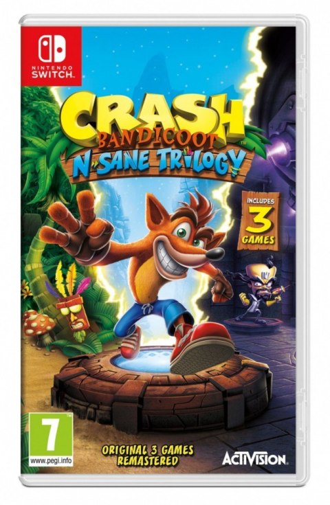 Gra Nintendo Switch Crash Bandicoot N. Sane Trilogy Gra Nintendo Switch Crash Bandicoot N. Sane Trilogy