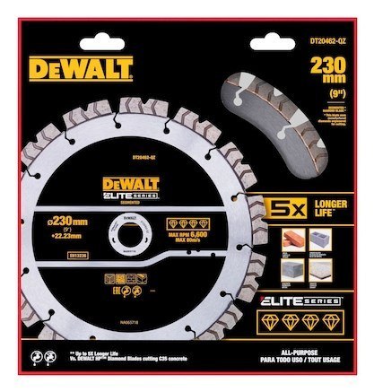 DEWALT TARCZA DIAM.SEG. 230mm ELITE ZAST. OGÓLNE