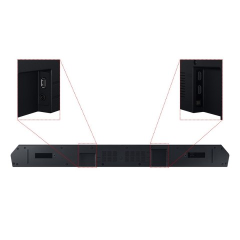 Soundbar Samsung HW-Q600C/EN 3.1.2 360W Dolby Atmos Czarny Soundbar Samsung HW-Q600C/EN 3.1.2 360W Dolby Atmos Czarny