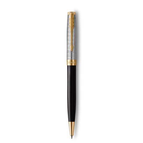 Długopis PARKER Sonnet Premium Metal & Black Gold Clip swallow marki PARKER Długopis PARKER Sonnet Premium Metal & Black Gold Clip swallow marki PARKER