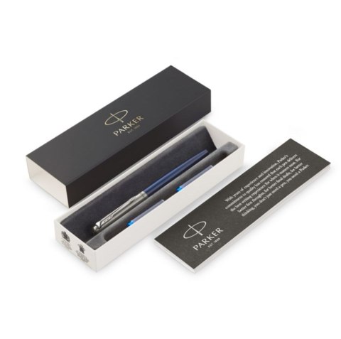 Parker Jotter wieczne pióro Czarny, Niebieski, Stal nierdzewna 1 szt. Parker Jotter wieczne pióro Czarny, Niebieski, Stal nierdzewna 1 szt.