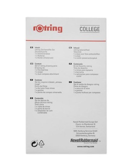 Zestaw kreślarski ROTRING isograph College Set - 3 szt. 0,25 / 0,35 / 0,5 Zestaw kreślarski ROTRING isograph College Set - 3 szt. 0,25 / 0,35 / 0,5
