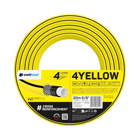 WĄŻ OGRODOWY 4 YELLOW 5/8'' 20MB WĄŻ OGRODOWY 4 YELLOW 5/8'' 20MB