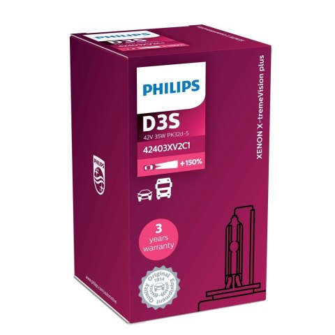 Lampa ksenonowa Philips Xenon D3S Xtreme Vision Lampa ksenonowa Philips Xenon D3S Xtreme Vision