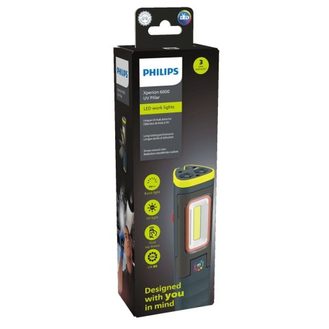 Lampa warsztatowa bezprzewodowa UV PILLAR, źródło światła CRI>0,95/UV LED, strumień świetlny 180/250/500lm, moc: 5 W, pojemność Lampa warsztatowa bezprzewodowa UV PILLAR, źródło światła CRI>0,95/UV LED, strumień świetlny 180/250/500lm, moc: 5 W, pojemność