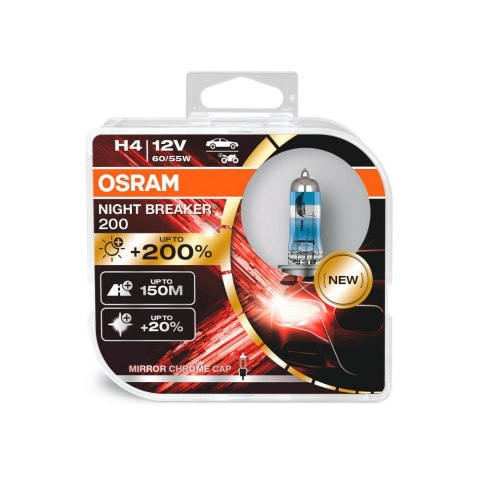 Osram Night Breaker 200 H4 60 W Halogen Osram Night Breaker 200 H4 60 W Halogen