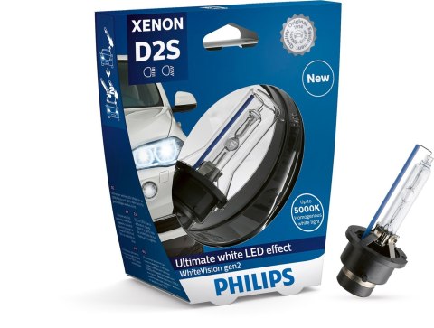 Philips WhiteVision Xenon gen2 85122WHV2S1 Xenon-Fahrzeugscheinwerferlampe Philips WhiteVision Xenon gen2 85122WHV2S1 Xenon-Fahrzeugscheinwerferlampe