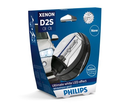 Philips WhiteVision Xenon gen2 85122WHV2S1 Xenon-Fahrzeugscheinwerferlampe Philips WhiteVision Xenon gen2 85122WHV2S1 Xenon-Fahrzeugscheinwerferlampe