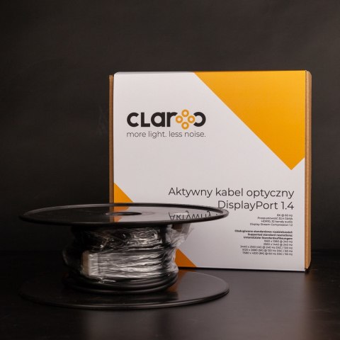 CLAROC-DP-14-30M Claroc kabel optyczny DisplayPort 1.4 AOC, 8K, 30 m