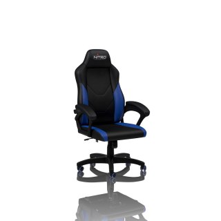 Nitro Concepts C100 Fotel dla gracza Obite siedzisko Czarny, Niebieski