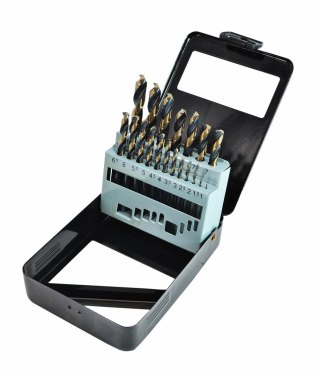 AW WIERTŁO METAL HSS M2 KPL. 19szt. / 1.0-10 mm/PREMIUM