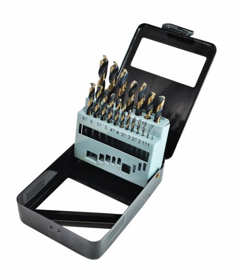 AW WIERTŁO METAL HSS M2 KPL. 19szt. / 1.0-10 mm/PREMIUM