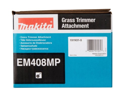 MAKITA PRZYSTAWKA - PODKASZARKA DO TRAWY EM408MP - DO DUX18 MAKITA PRZYSTAWKA - PODKASZARKA DO TRAWY EM408MP - DO DUX18