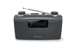 Muse M-058 R Przenośny Analogowy Czarny, Szary