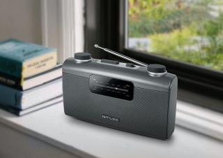 Muse M-058 R Przenośny Analogowy Czarny, Szary