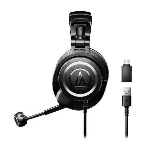Audio-Technica ATH-M50XSTS-USB słuchawki/zestaw słuchawkowy Przewodowa Opaska na głowę Gaming Czarny