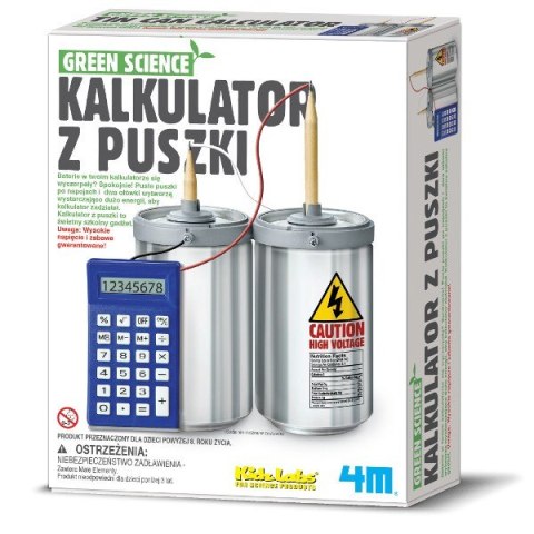 Green Science kalkulator z puszki Green Science kalkulator z puszki
