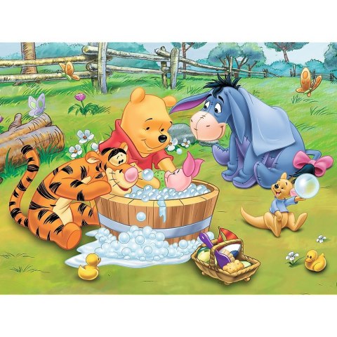 Puzzle 30 elementów Kubuś Puchatek Kąpiel Prosiaczka Puzzle 30 elementów Kubuś Puchatek Kąpiel Prosiaczka