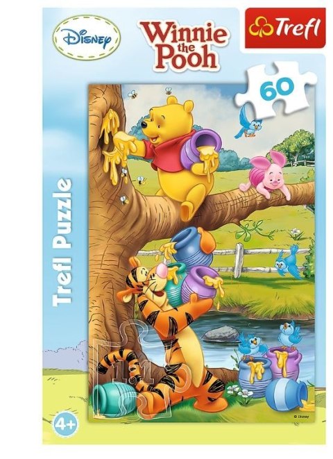 Puzzle 60 elementów Kubuś Puchatek Małe co nieco Puzzle 60 elementów Kubuś Puchatek Małe co nieco