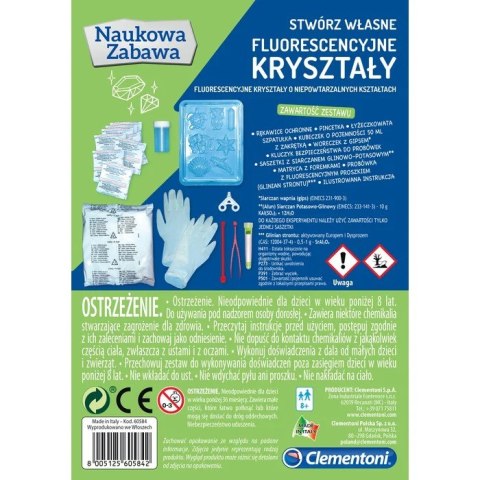 Zestaw naukowy Fluorescencyjne Kryształy Zestaw naukowy Fluorescencyjne Kryształy