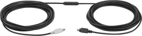 Logitech GROUP 10m Extender Cable kabel PS/2 6-p Mini-DIN Czarny Logitech GROUP 10m Extender Cable kabel PS/2 6-p Mini-DIN Czarny