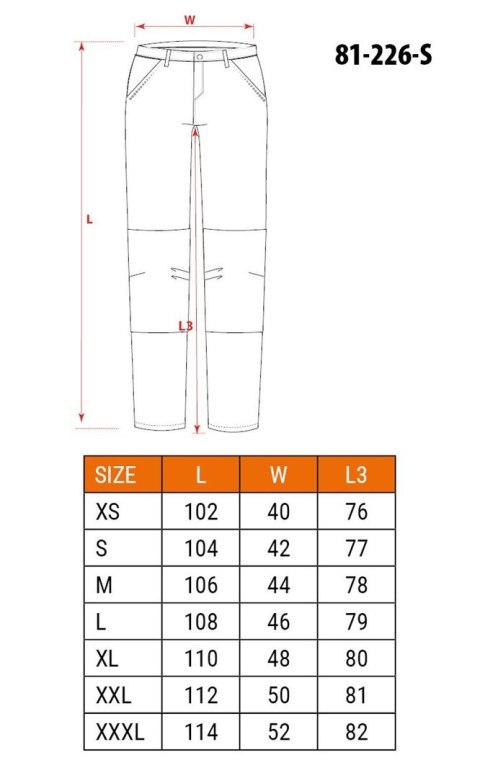 NEO tools 81-226-S spodnie ochronne