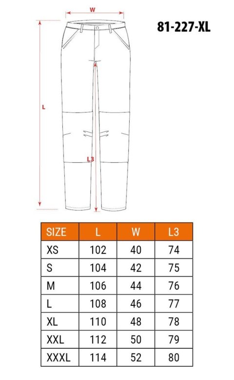 NEO tools 81-227-XL spodnie ochronne NEO tools 81-227-XL spodnie ochronne
