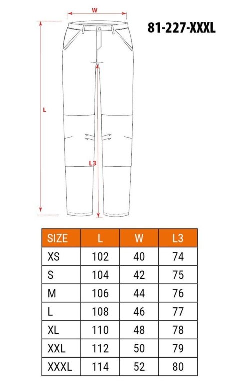 NEO tools 81-227-XXXL spodnie ochronne NEO tools 81-227-XXXL spodnie ochronne