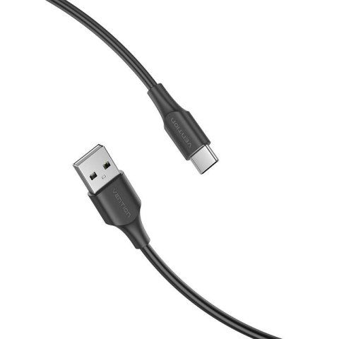 Kabel USB 2.0 do USB-C Vention CTHBD 3A 0,5m czarny Kabel USB 2.0 do USB-C Vention CTHBD 3A 0,5m czarny