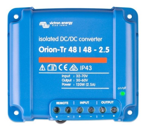 Victron Energy Konwerter Orion-Tr DC-DC 48/48-2,5A 120W isolated Victron Energy Konwerter Orion-Tr DC-DC 48/48-2,5A 120W isolated