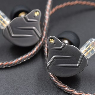KZ Acoustics ZSN Pro X. Słuchawki dokanałowe czarne 3,5mm