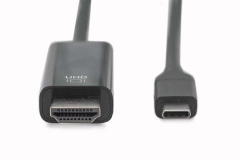 Kabel USB C/HDMI M/M czarny 5m USB 3.1 SuperSpeed+ 4K 60Hz Kabel USB C/HDMI M/M czarny 5m USB 3.1 SuperSpeed+ 4K 60Hz