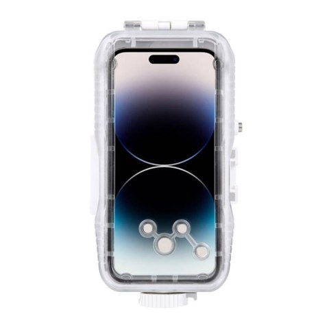 Plastikowe wodoodporne etui Puluz na iPhone 14 Plus/Pro Max/13 Pro Max/12 Pro Max/11 Pro Max (biały) Plastikowe wodoodporne etui Puluz na iPhone 14 Plus/Pro Max/13 Pro Max/12 Pro Max/11 Pro Max (biały)