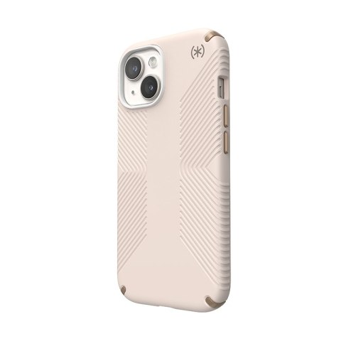 Speck Presidio2 Grip - Etui iPhone 16e / iPhone 15 / iPhone 14 / iPhone 13 (Bleached Bone / Heirloom Gold / Hazel Brown)
