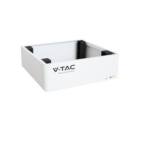 Stojak RACK do magazynów energii V-TAC VT48100E-P2 modularny regał 5,12kWh 5 modułów max (SKU 11556) Biały Stojak RACK do magazynów energii V-TAC VT48100E-P2 modularny regał 5,12kWh 5 modułów max (SKU 11556) Biały