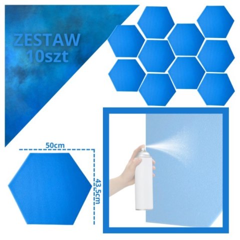 DNA AM3 BL panel akustyczny zestaw 10 szt. niebies DNA AM3 BL panel akustyczny zestaw 10 szt. niebies
