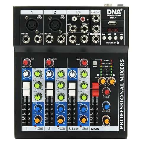 DNA Professional MIX 4 - analogowy mikser audio DNA Professional MIX 4 - analogowy mikser audio
