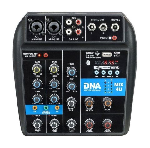 DNA Professional MIX 4U - - analogowy mikser audio DNA Professional MIX 4U - - analogowy mikser audio