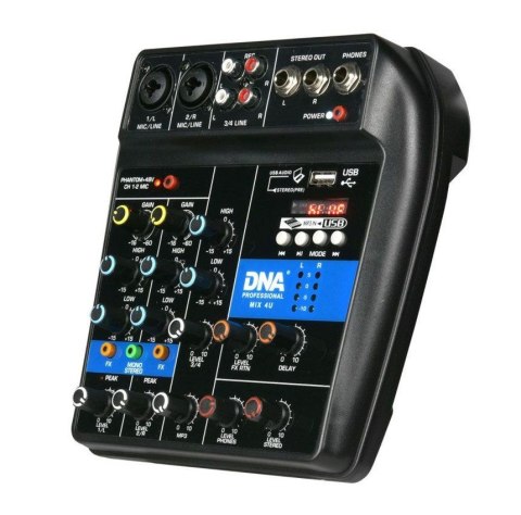 DNA Professional MIX 4U - - analogowy mikser audio DNA Professional MIX 4U - - analogowy mikser audio